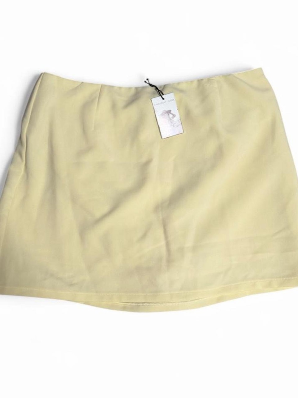 Classic Lemon A-Line Mini Skirt